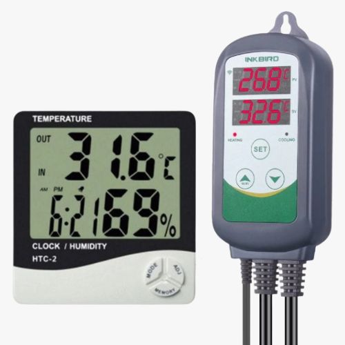 VIVOSUN Digital Thermometer Grow Tent Hygrometer, Indoor Outdoor