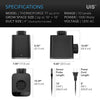 THERMOFORGE T7, Environmental Plant Heater 1000W, VPD Temperature Controls, Adaptive AI, PTC 10 Heat and Fresh Air Intake Levels, Dual Ducts