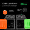 VIVOSUN Dual Chamber Tumbling Composter, 2X 70L Compost Bin