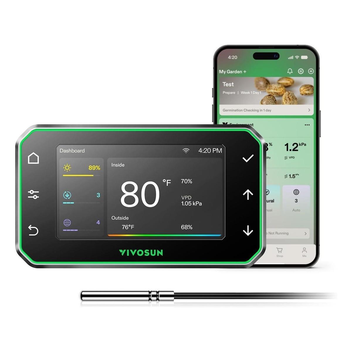 VIVOSUN GrowHub Controller E42A+ Smart Environmental WiFi-Controller