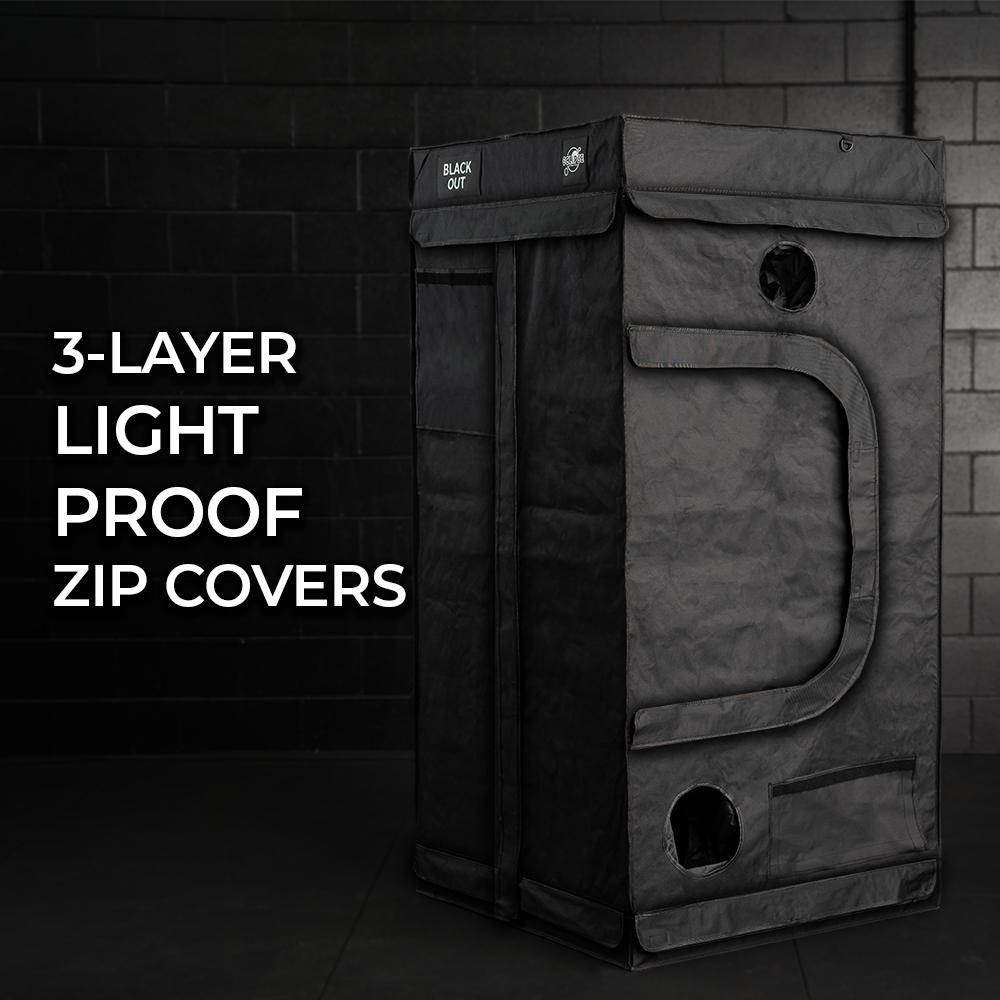 black orchid grow tent Eclipse Black Out Grow Tents - 60cm x 60cm x 160cm