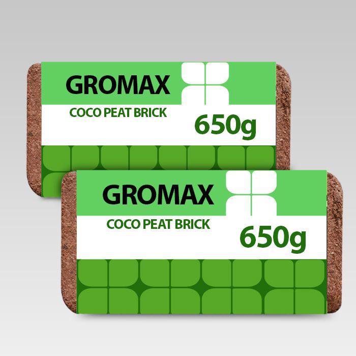 Gromax Coco Brick 650g Pair