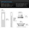 Window Duct Kit, Adjustable Vent Port for Inline Fans