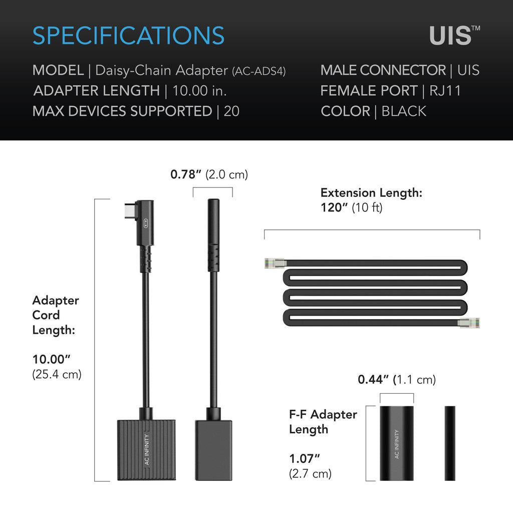 uis daisy chain adapter  ac infinity 