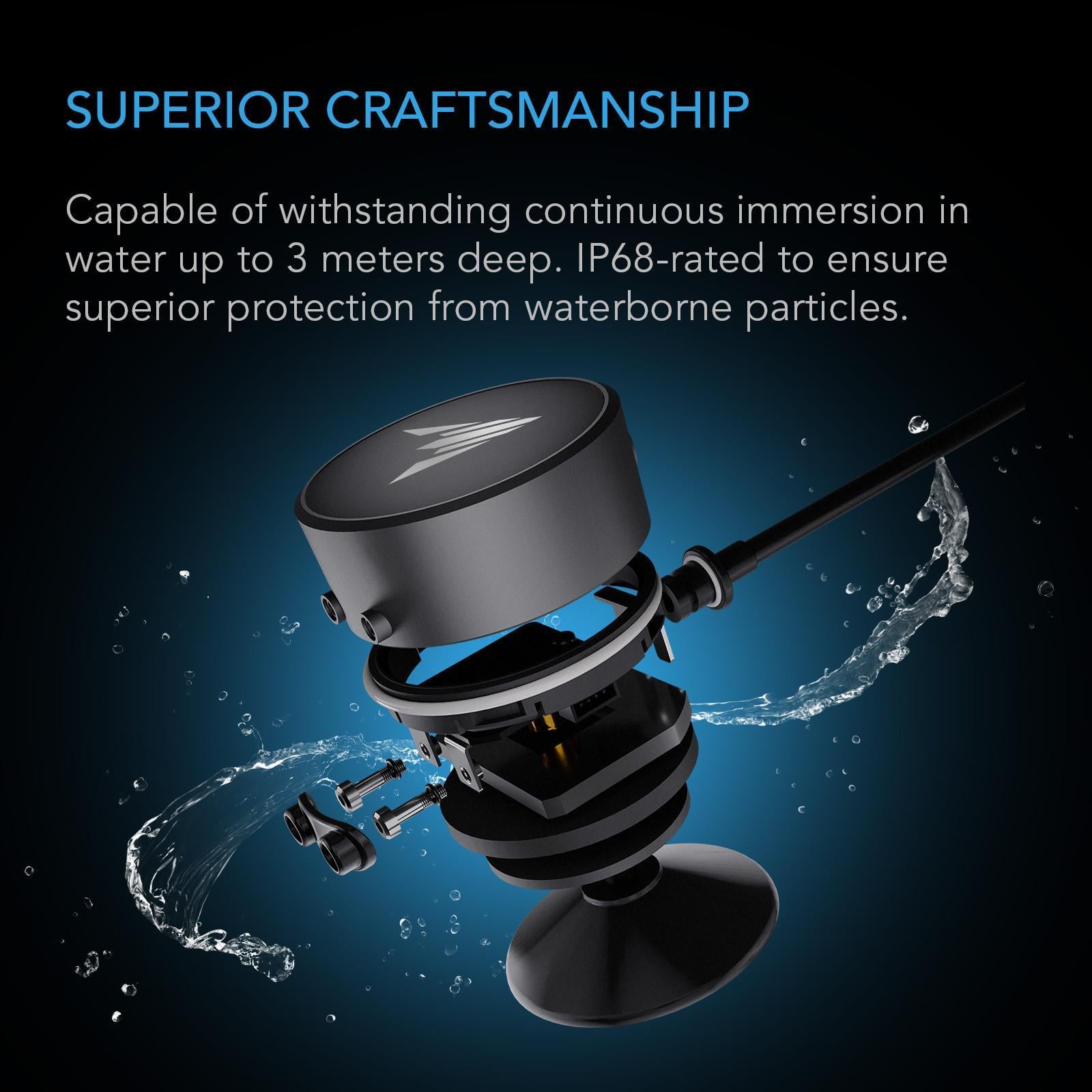 AI Water Sensor, for Liquid Presence Detection, IP68