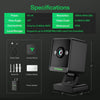 GrowCam C4, 2K QHD WiFi Smart Camera for Grow Tent & VGrow Smart Grow Box, Timelapse, Night Vision, SD Card Storage, 2-Way Audio, App Control
