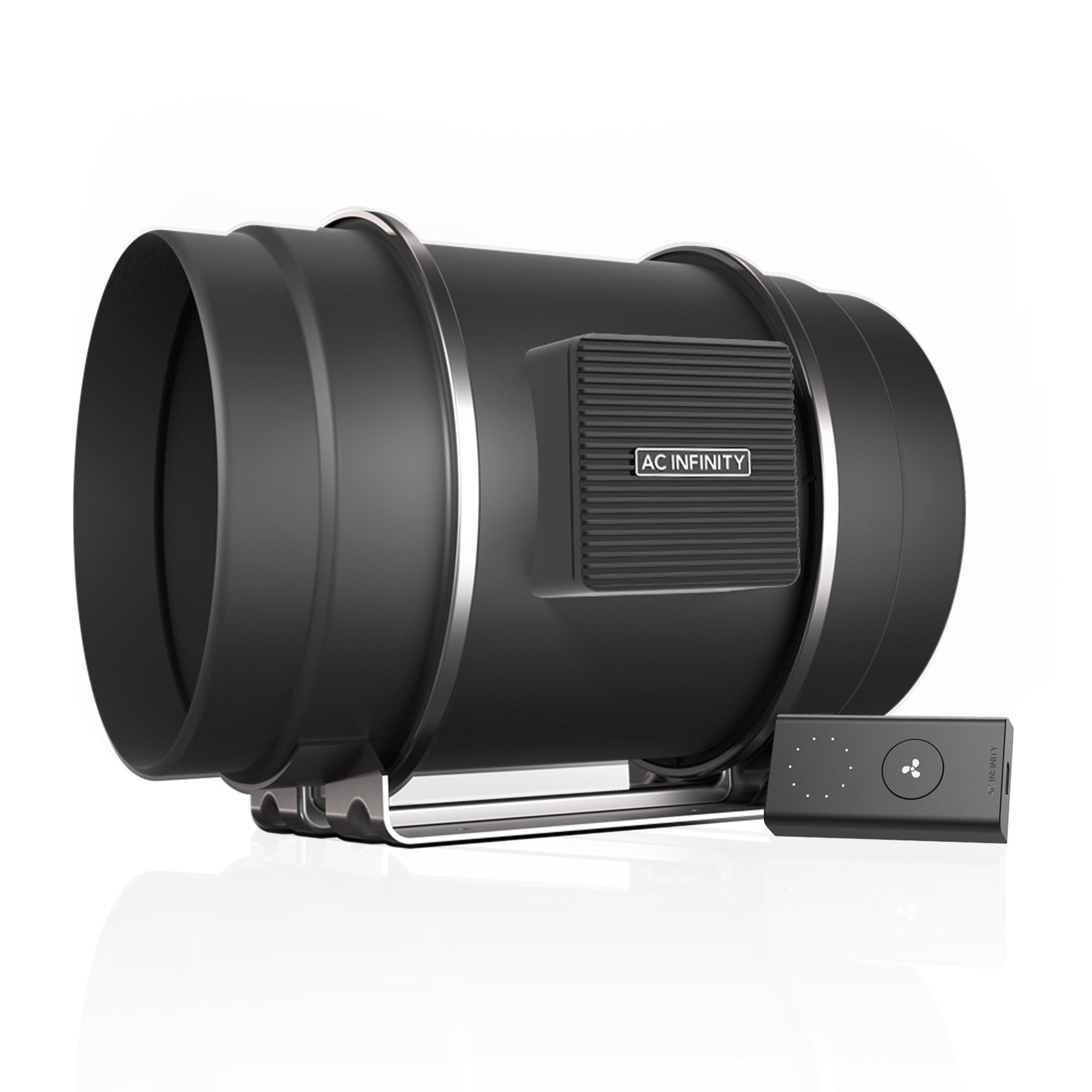 CLOUDLINE PRO S8, Quiet Inline Duct Fan System with Speed Controller, 8-Inch