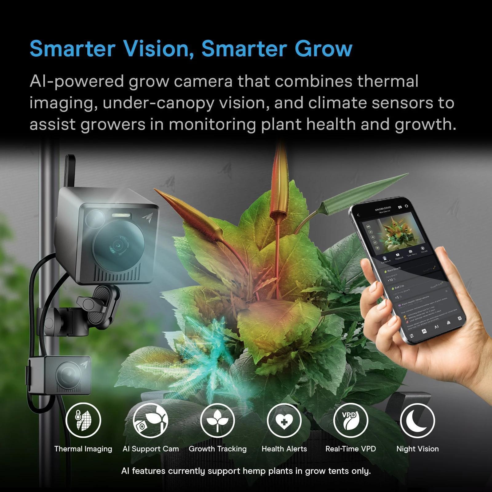 AC Infinity SPECTRON 7, AI-Powered Grow Camera
