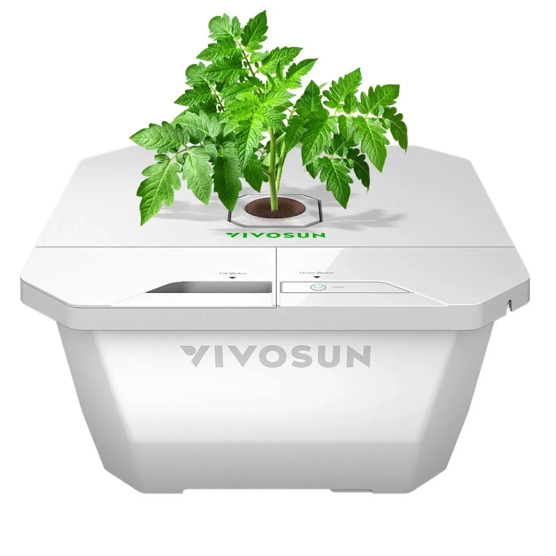 VGrow DWC Hydroponics Growing System Kit for VGrow Smart Grow Box, 4-Gallon Deep Water Culture with Air Stones and Rapid Rooters