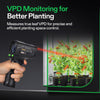 VIVOSUN VPD Thermometer, Handheld Environmental Monitor, Precision Infrared Laser Thermometer Gun with Adjustable Emissivity, Leaf VPD and Temperature