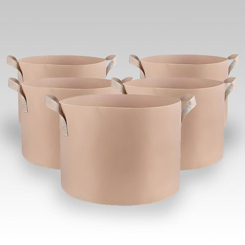 113L Tan Fabric Pot - 5 Pack