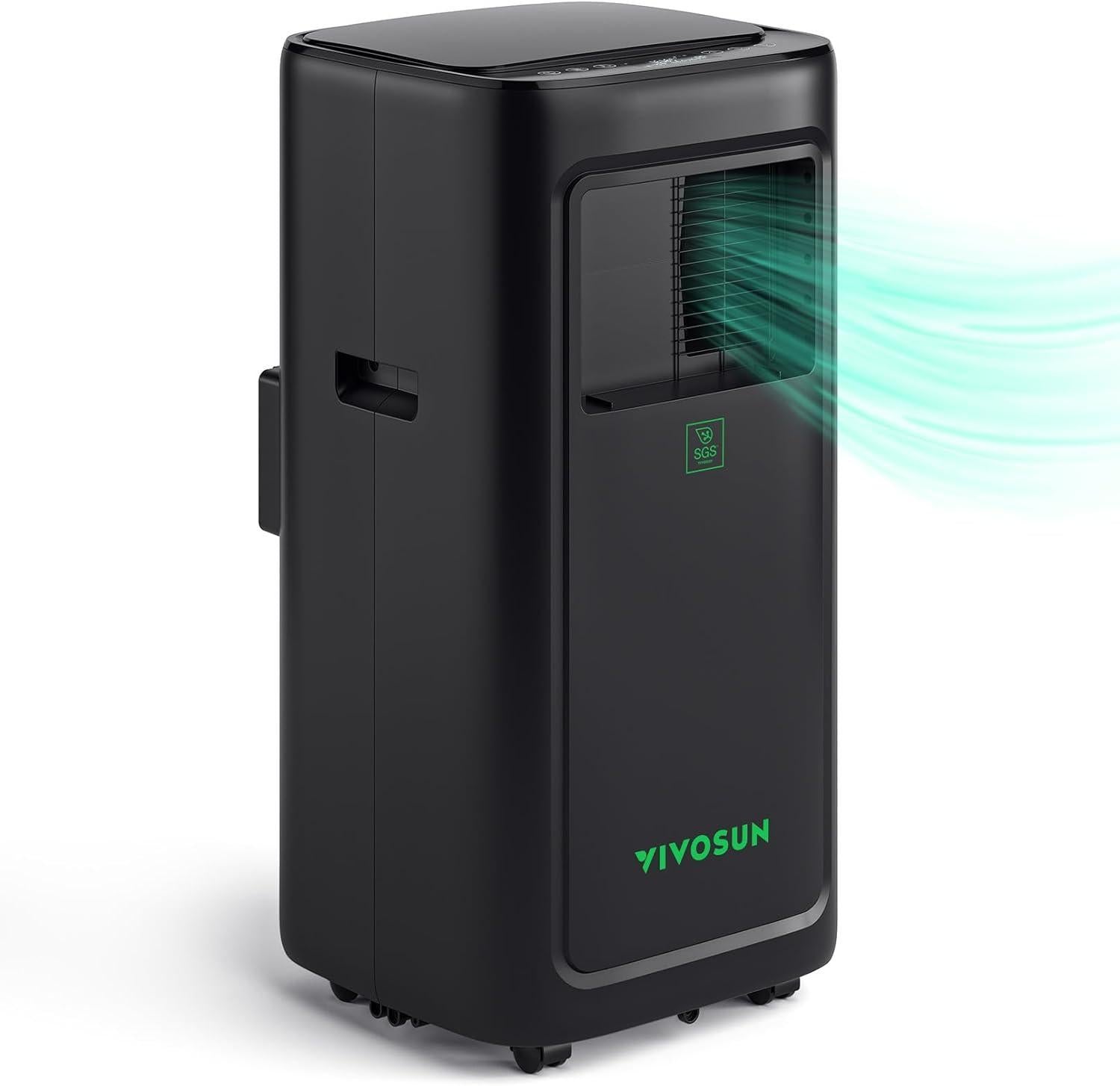 VIVOSUN AeroLush C08 Smart Air Conditioner, 8000BTU, 4-in-1 Function, with Temperature & Humidity Sensor Probe, Smart Remote Control