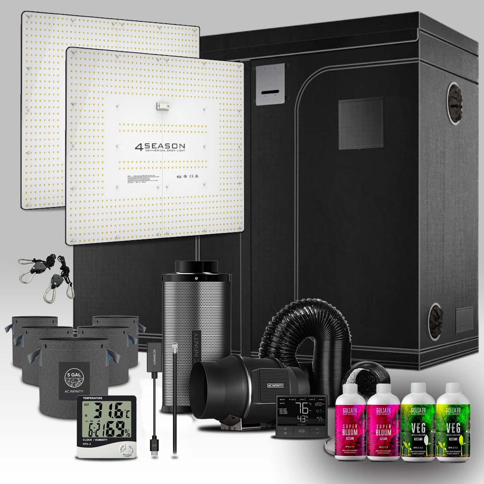 ac infinity complete grow tent kit AC INFINITY Grow Kit - Stage Three