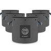 Heavy Duty Reusable Fabric Pots, 10 Gallon, 5-Pack