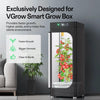 VGrow DWC Hydroponics Growing System Kit for VGrow Smart Grow Box, 4-Gallon Deep Water Culture with Air Stones and Rapid Rooters