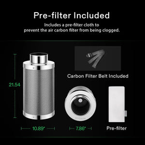 200mm Vivosun Carbon Filter