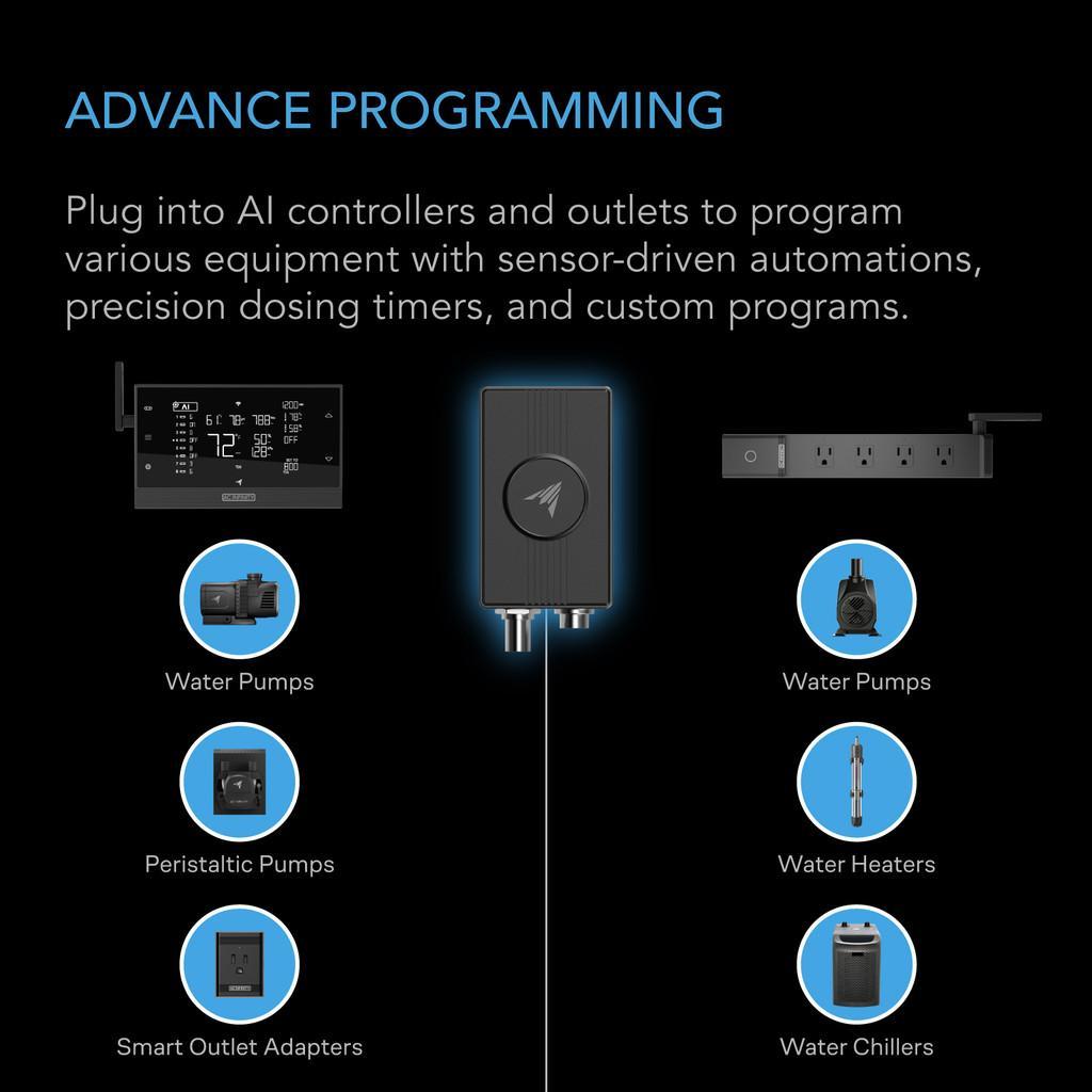 Hydro Sensor for Controller AI+, Precise pH, EC, TDS and Water Temp Data Tracking, Enables Equipment Control Programming
