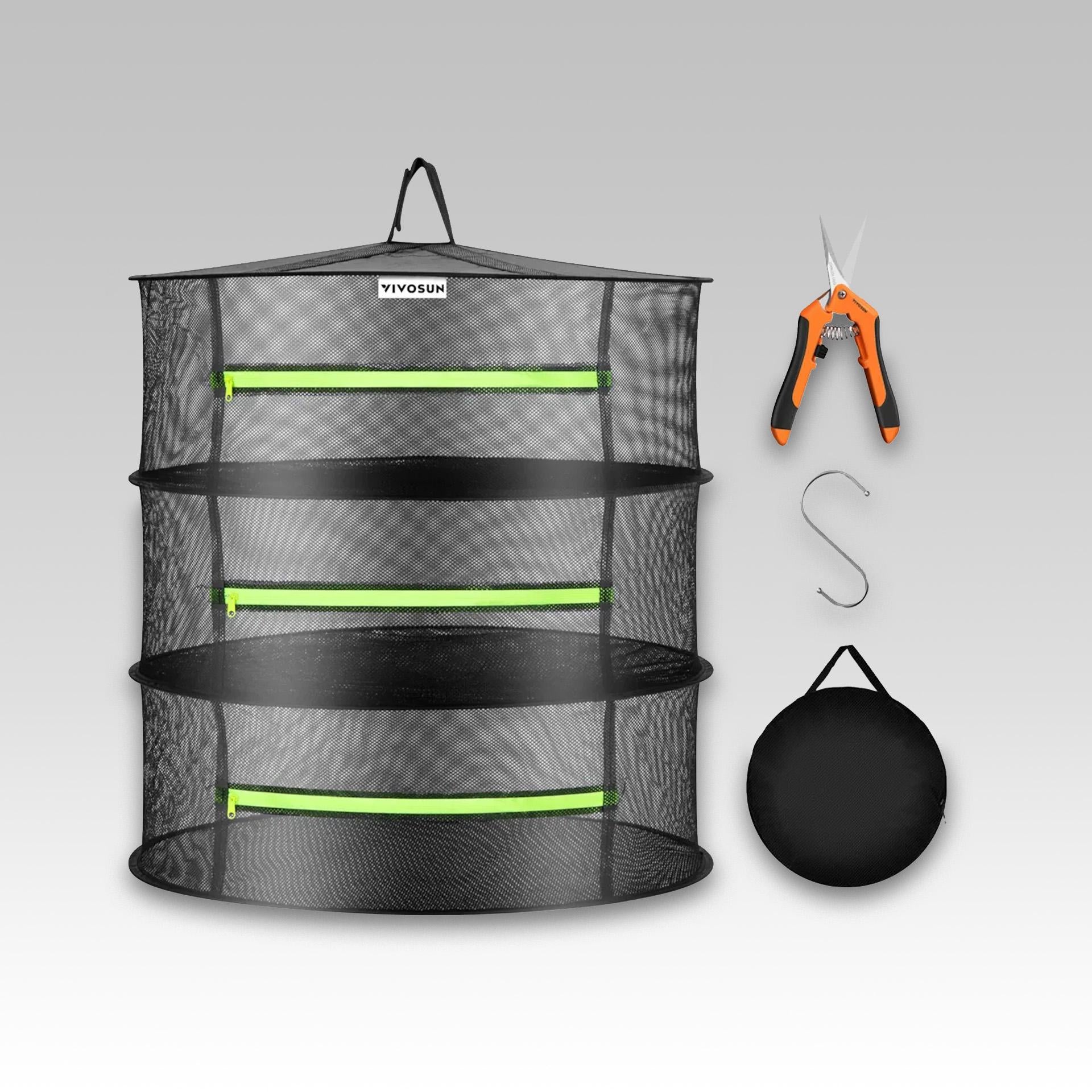 Vivosun 3-Layer Mesh Drying Rack | Herbal House NZ