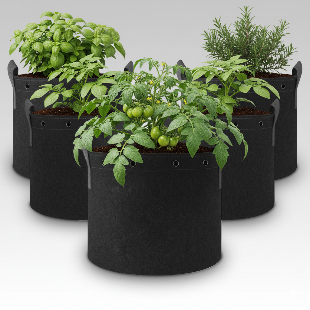 19L Fabric Pot - 5 Pack