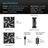 MULTIFAN S7, Quiet USB Cooling Fan Dual 120mm