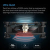 MULTIFAN S7, Quiet USB Cooling Fan Dual 120mm
