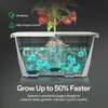 VGrow DWC Hydroponics Growing System Kit for VGrow Smart Grow Box, 4-Gallon Deep Water Culture with Air Stones and Rapid Rooters