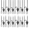 Heavy-Duty Adjustable Rope Clip Hanger, Six Pairs