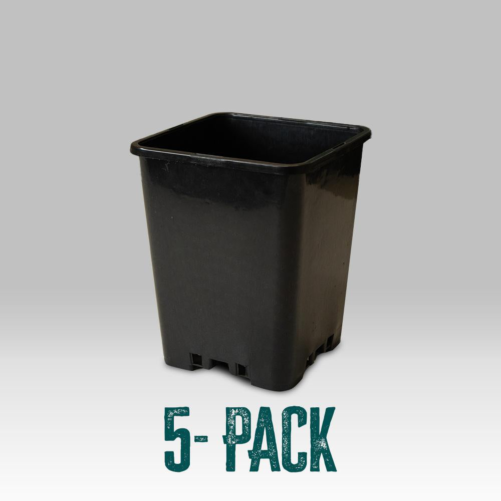 plastic plant pots nz Plastic plant Pot, Square 4L