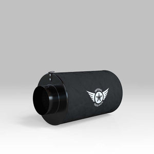 100mm x 250mm Carbon Filter black