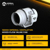 150mm Imperial Ventilation Mixed-Flow Inline Fan specs