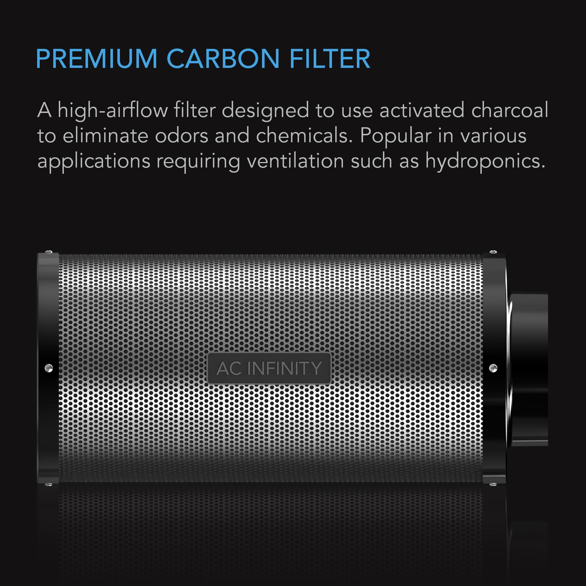 300mm AC Infinity Carbon Filter premium