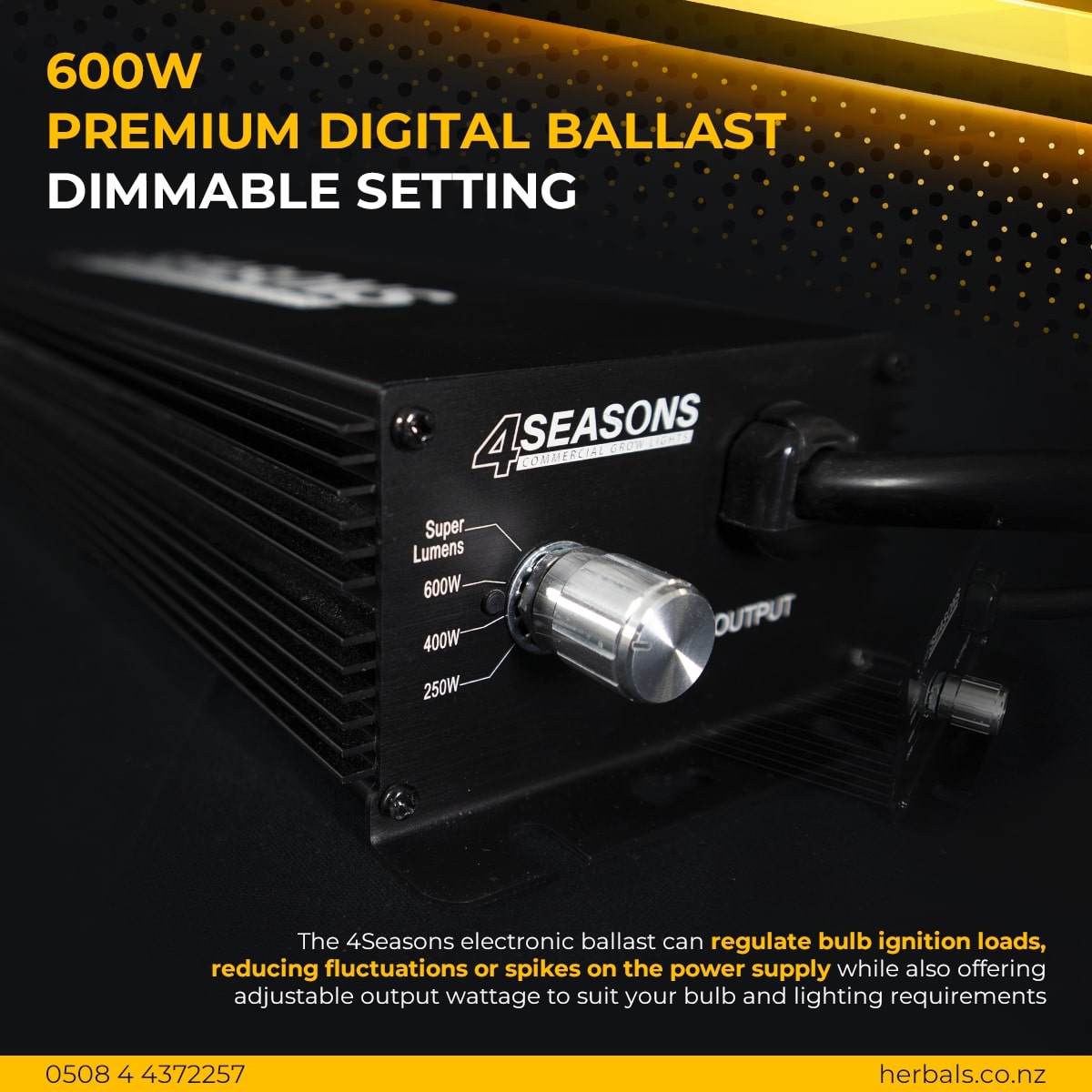 600w Dimmable Digital Ballast dimmer