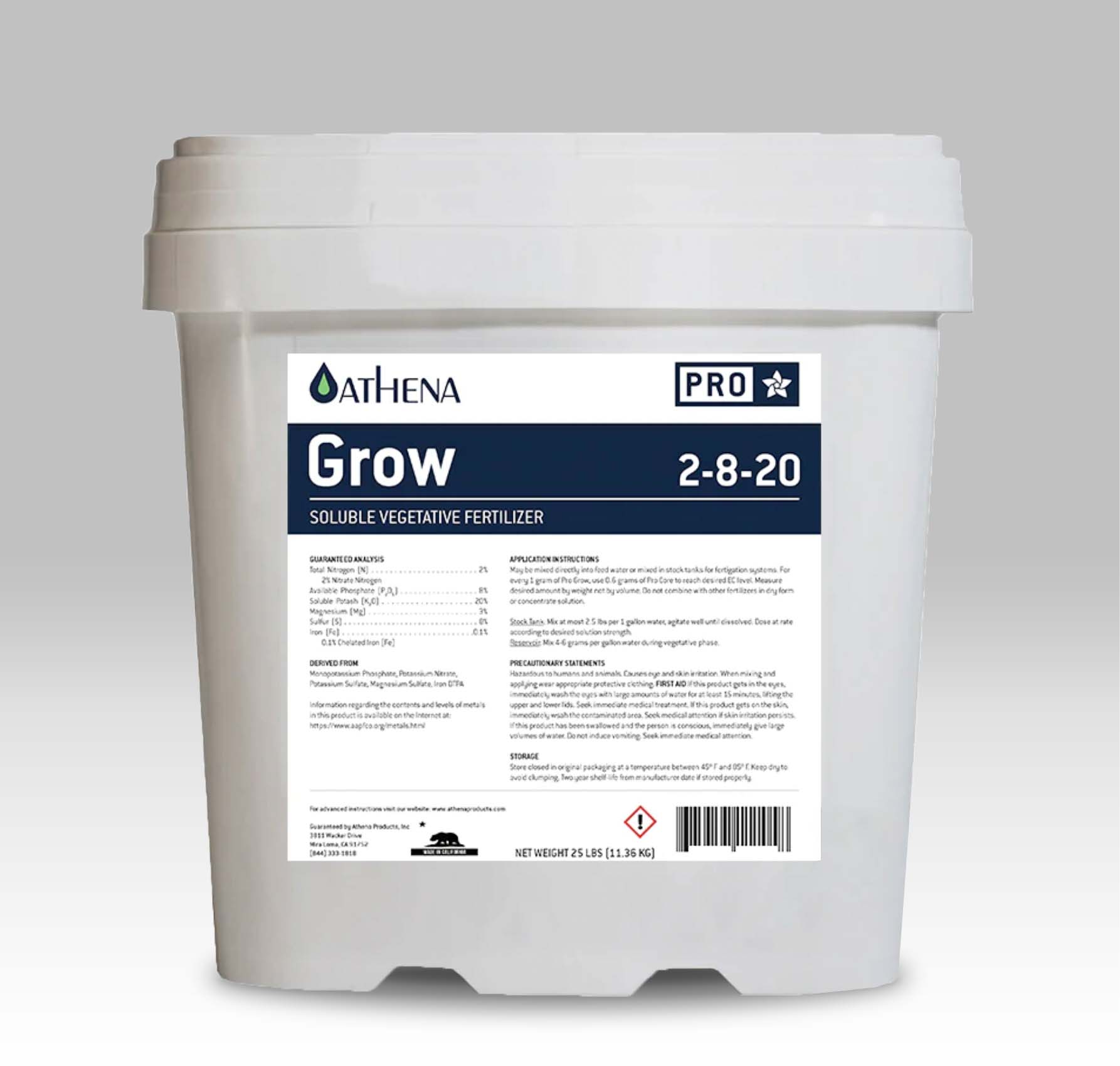 Athenio Pro Athena AG Pro Grow, 4.5KG | Herbal House NZ
