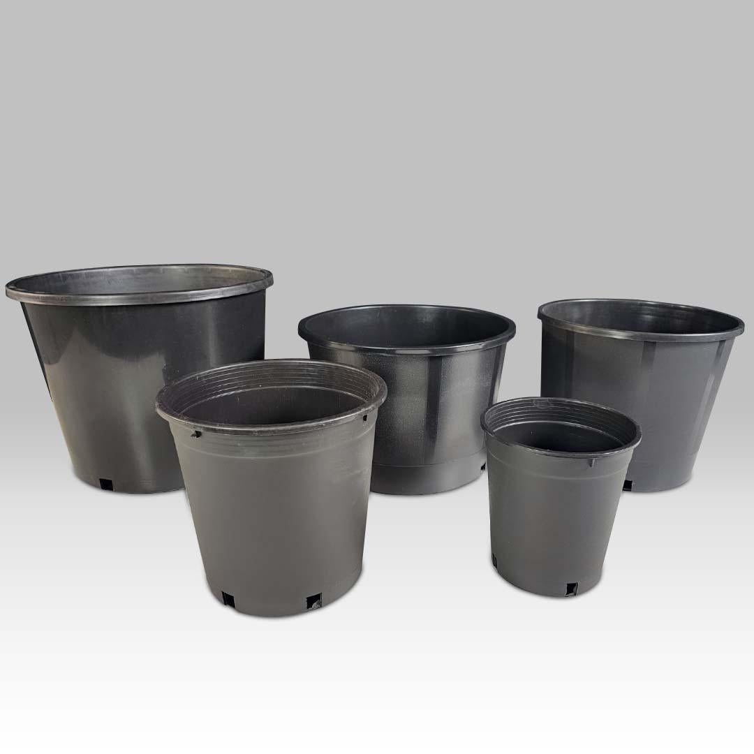 Plastic Pots - 5pack