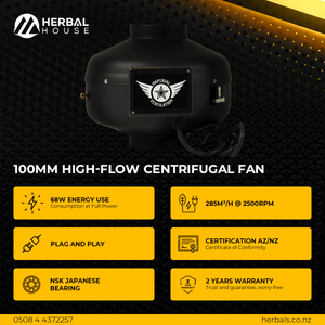 100mm High-Flow Centrifugal Fan
