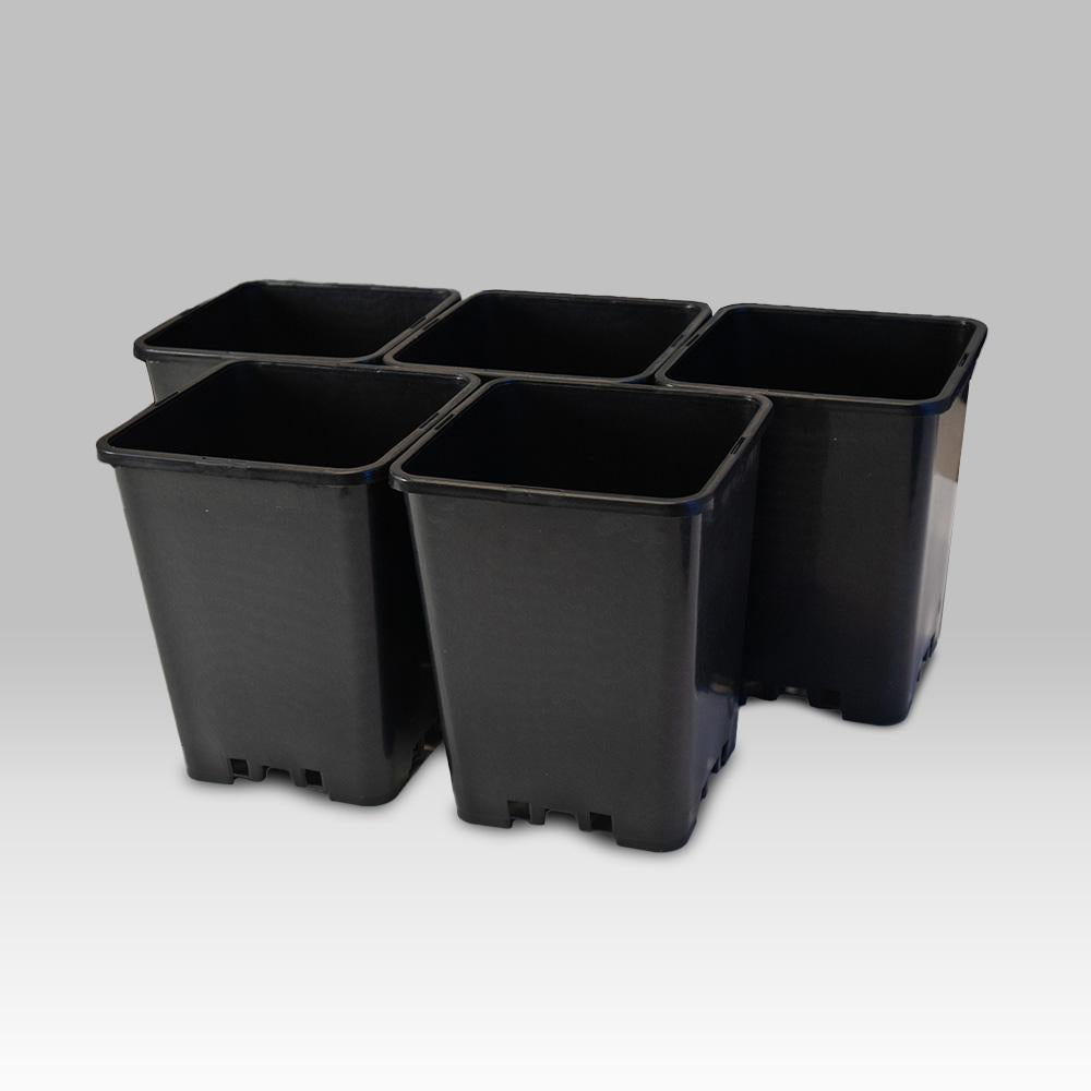 plastic plant pots nz Plastic plant Pot, Square 4L
