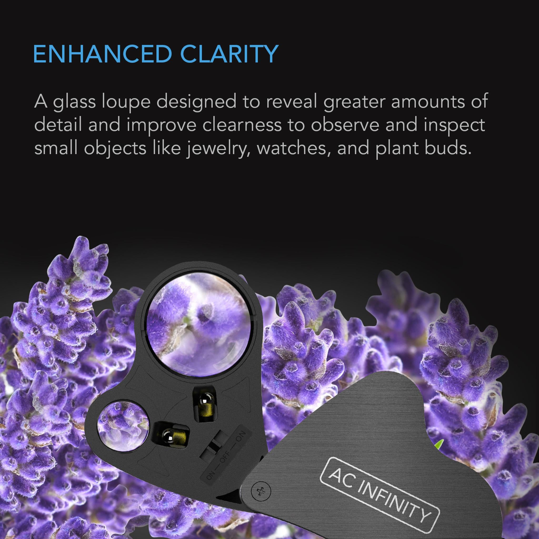 AC infinity Dual lens Jewelers loupe clarity