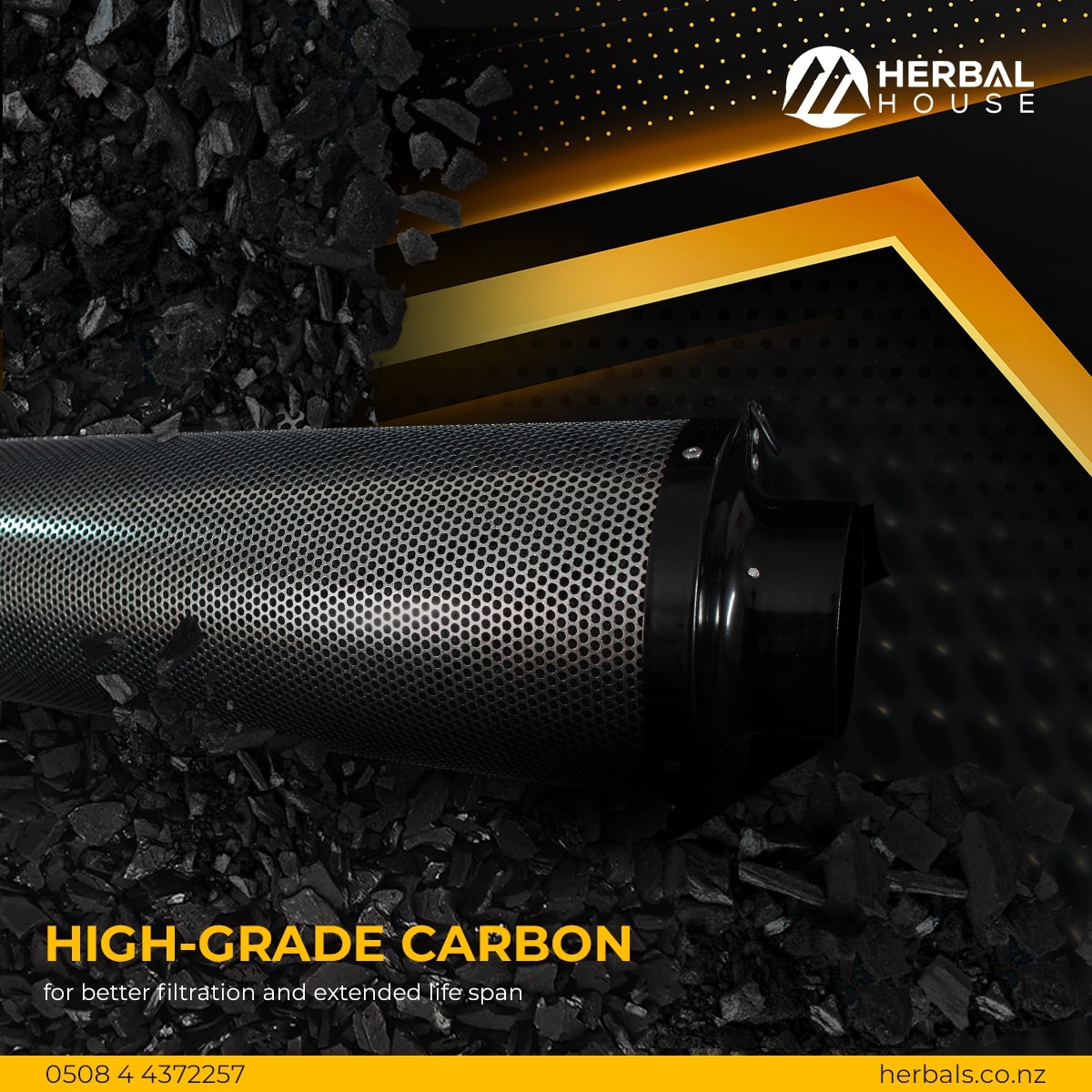 100mm x 500mm Carbon Filter carbon