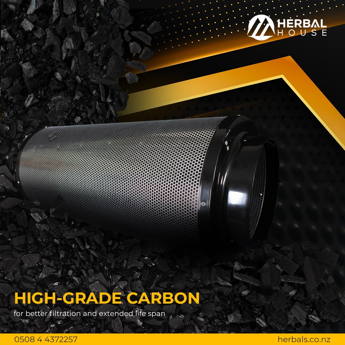 150mm x 500mm Carbon Filter carbon
