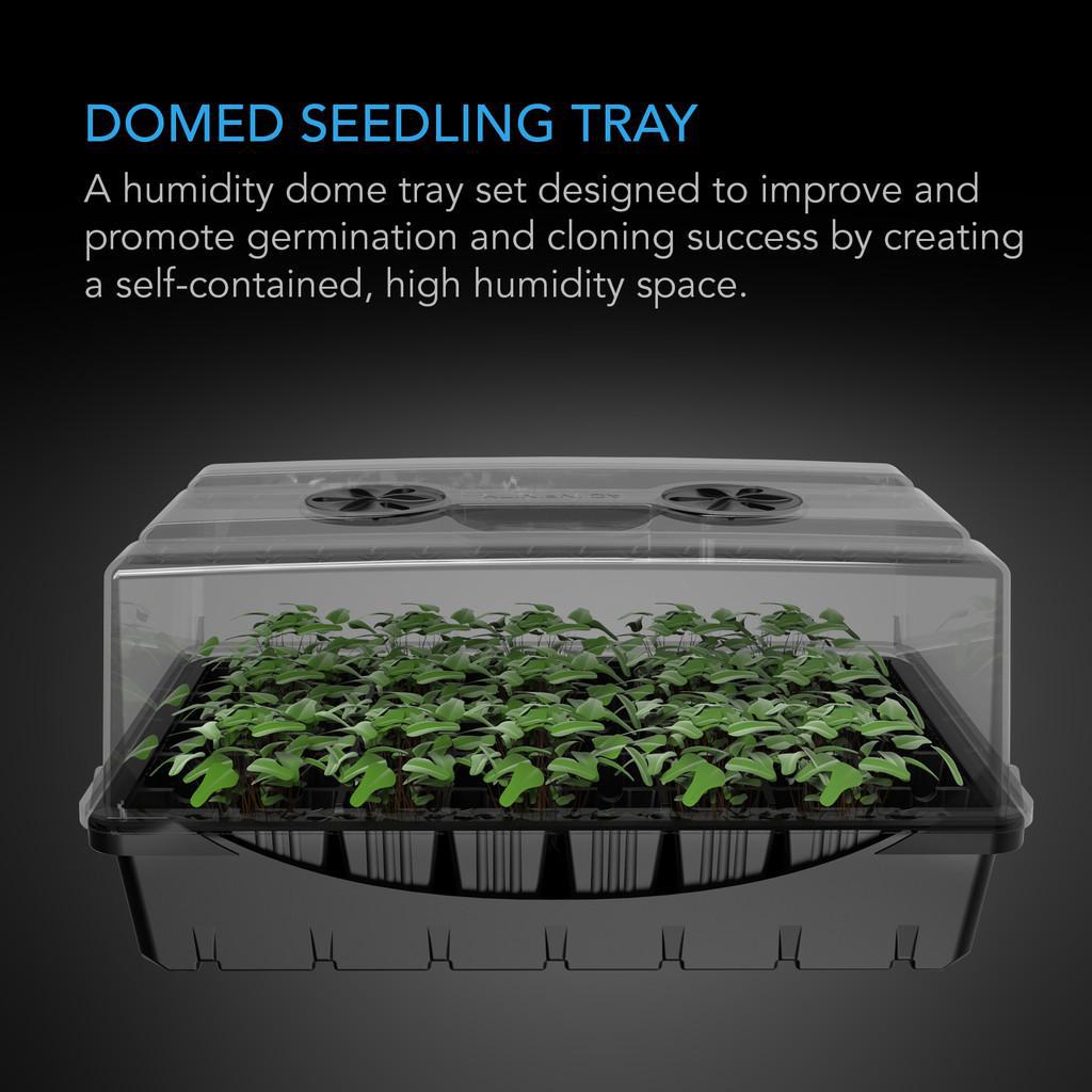 HUMIDITY DOME, PROPAGATION KIT WITH HEIGHT EXTENSION, 5X8 CELL TRAY